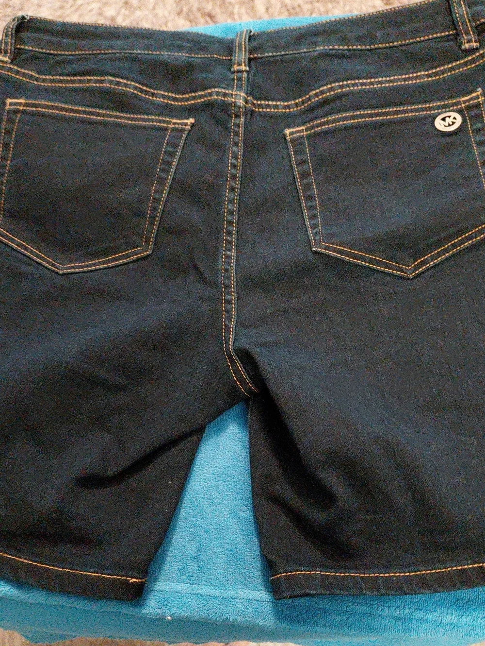 Michael Kors Women's Dark Blue Denim Shorts. Size 6, Perfect Condition.